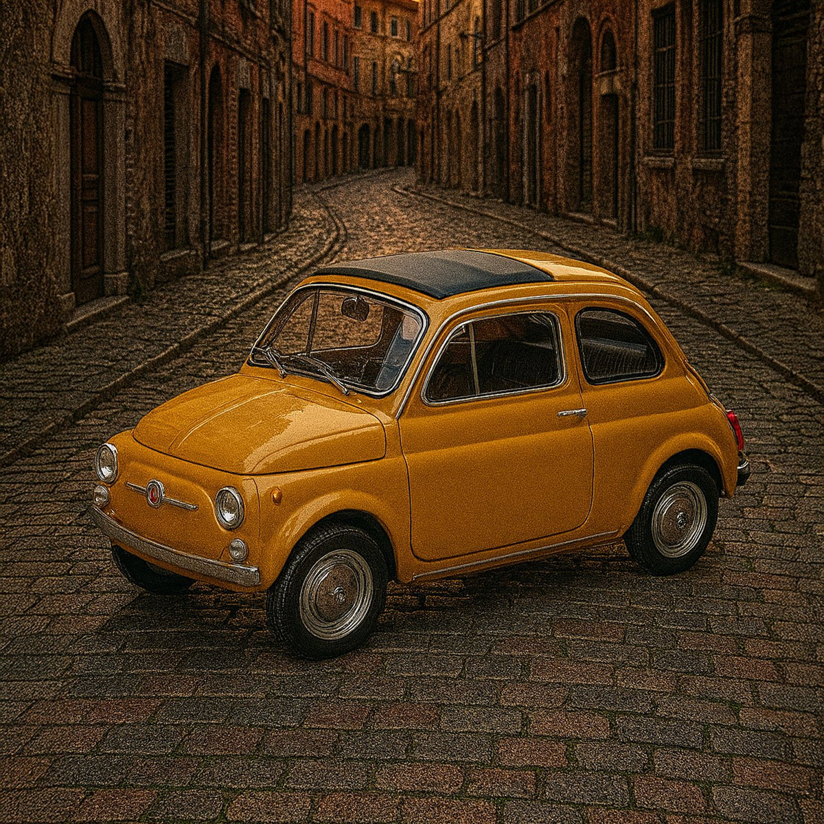 Auto Fiat 500 Nuova S - Welly Escala 1:43