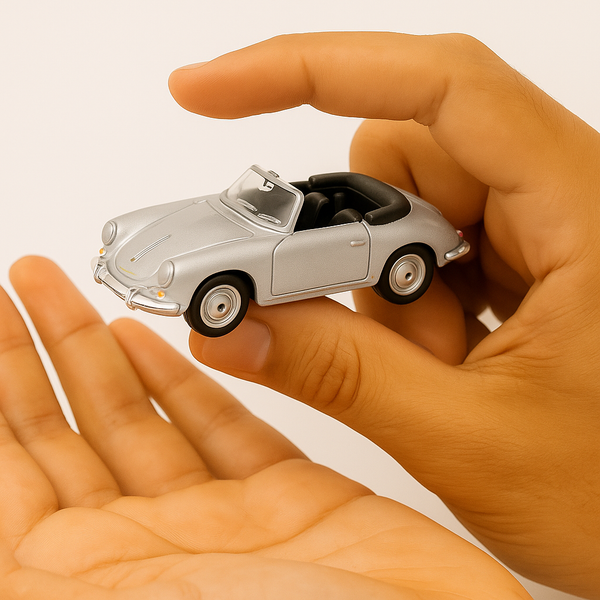 Auto Porsche 356B - Welly Escala 1:60