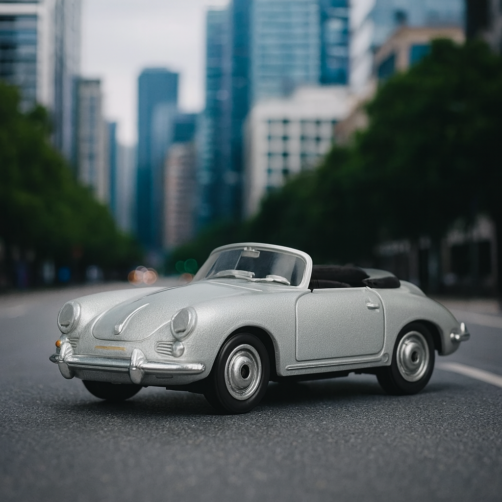 Auto Porsche 356B - Welly Escala 1:60