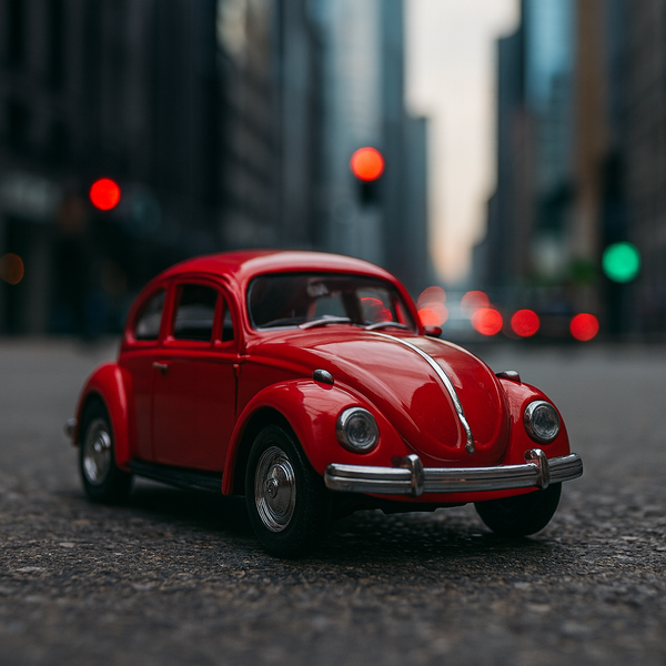 Auto Volkswagen Beetle - Welly Escala 1:60