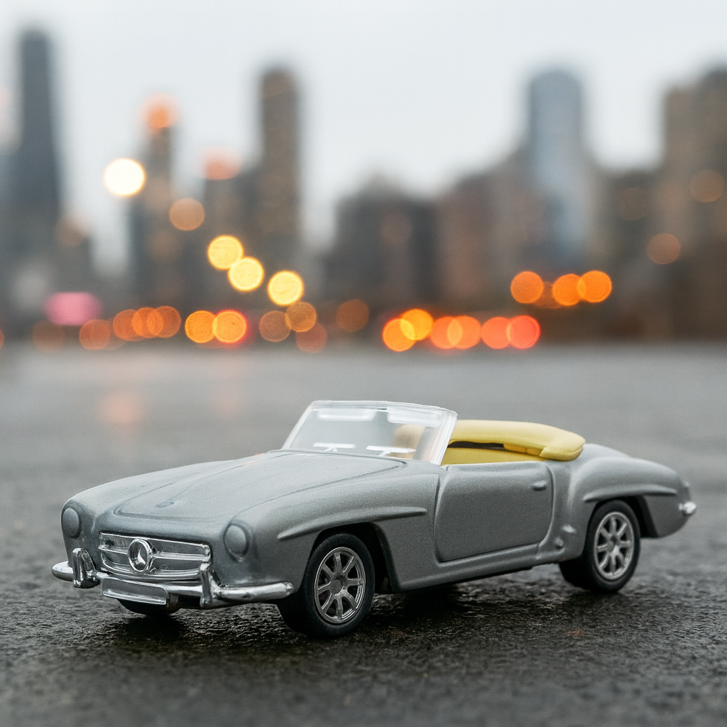 Auto Mercedes-Benz 190 Sl - Welly Escala 1:60