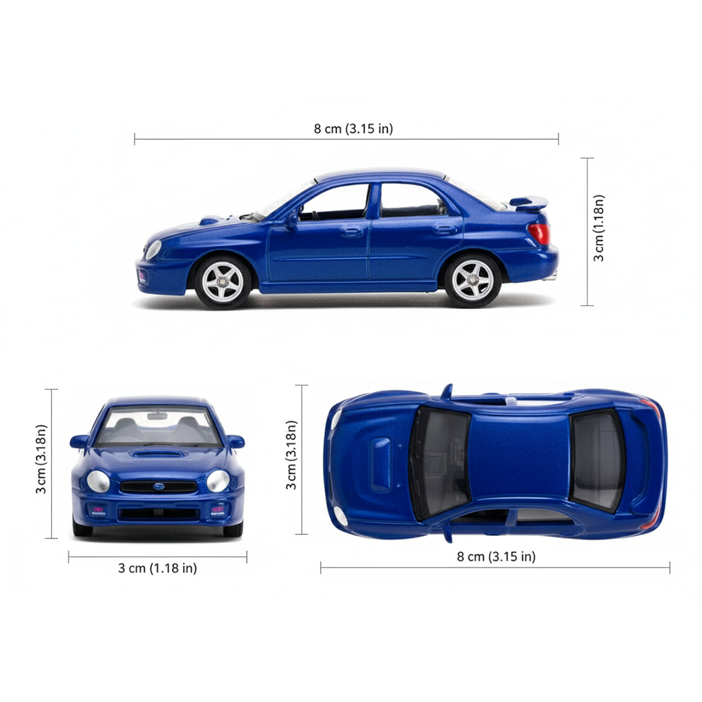 Auto Subaru Impreza Wxr Sti - Welly Escala 1:60