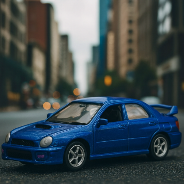 Auto Subaru Impreza Wxr Sti - Welly Escala 1:60