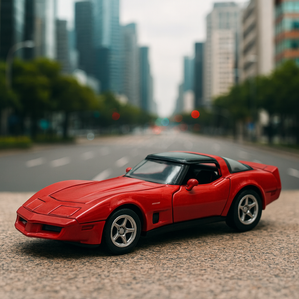 Auto Chevrolet Corvette - Welly Escala 1:60