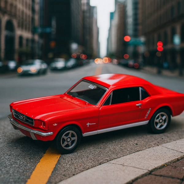 Auto Ford Mustang Coupe 1964 - Welly Escala 1:60