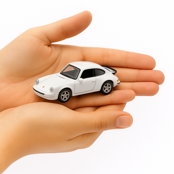 Auto Porsche 911 Turbo - Welly Escala 1:60