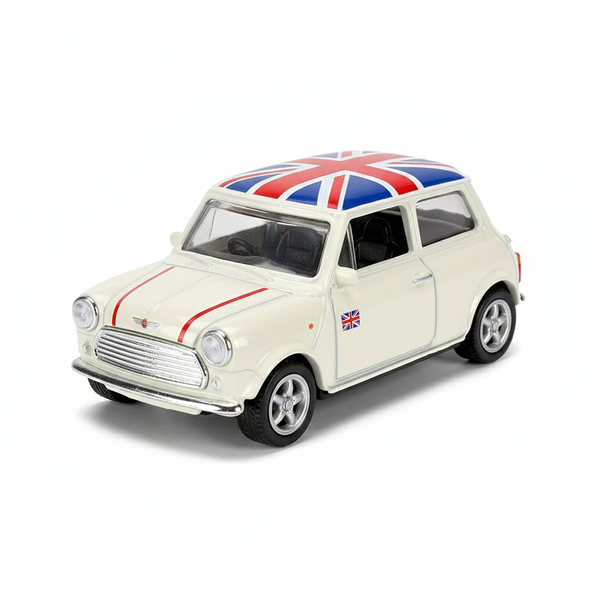 Auto Mini Cooper 1300 (Uk Flag) - Welly Escala 1:60