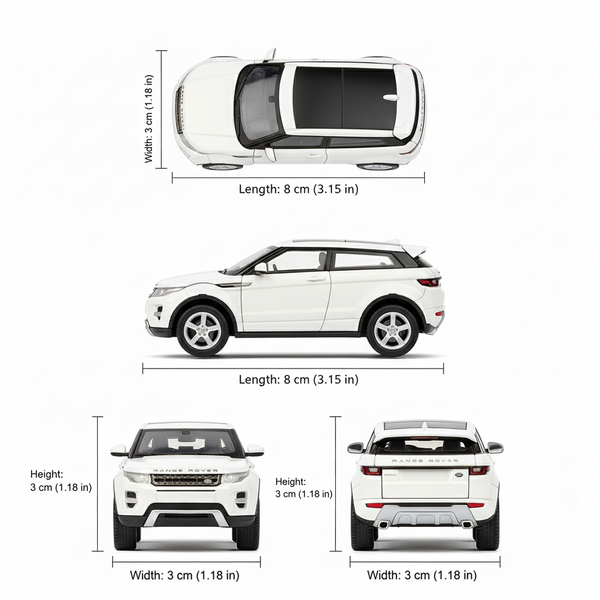 Auto Land Rover Range Rover Evoque - Welly Escala 1:60