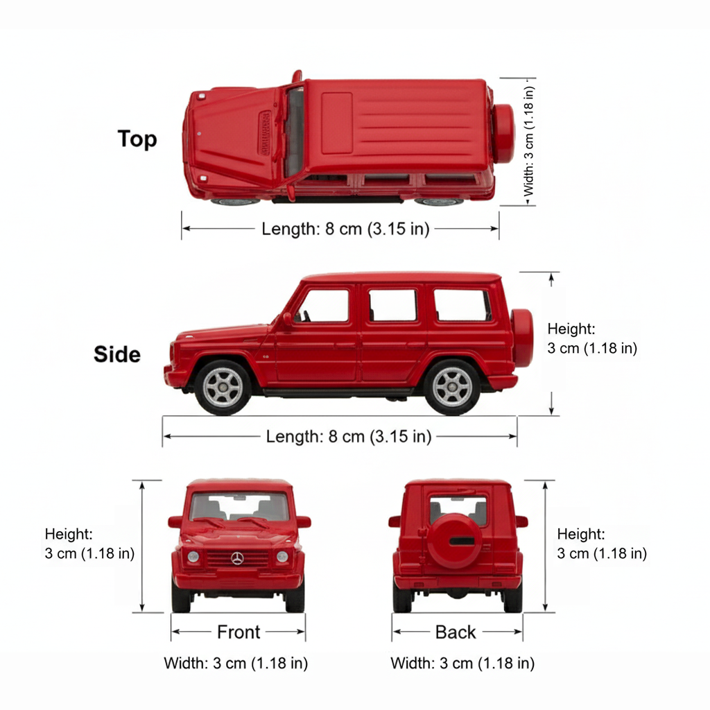 Auto Mercedes-Benz G-Class - Welly Escala 1:60