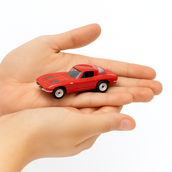 Auto Chevrolet Corvette 1963 - Welly Escala 1:60