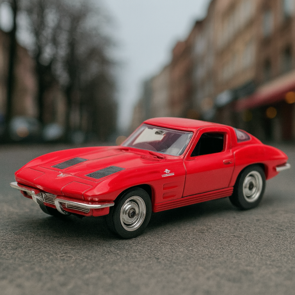 Auto Chevrolet Corvette 1963 - Welly Escala 1:60
