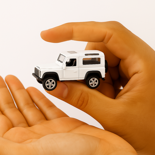 Auto Land Rover Defender - Welly Escala 1:60