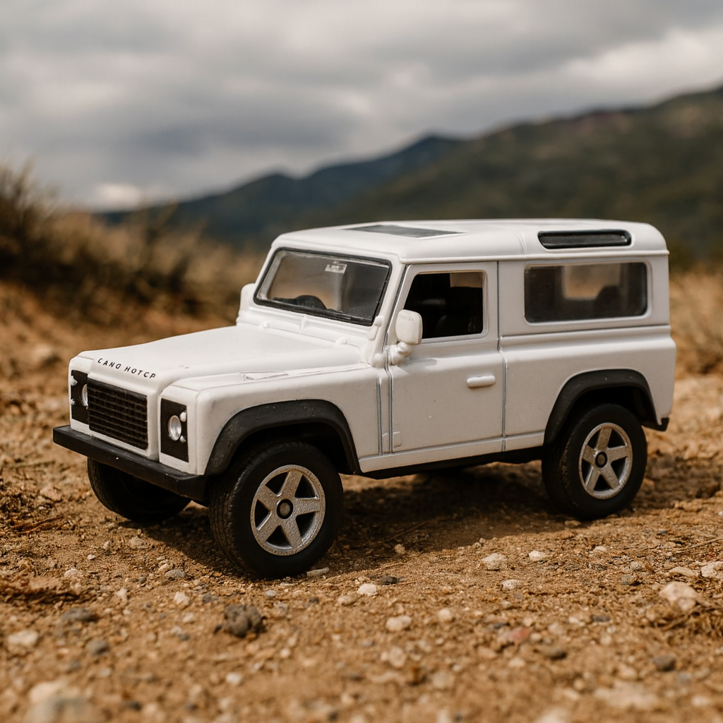 Auto Land Rover Defender - Welly Escala 1:60
