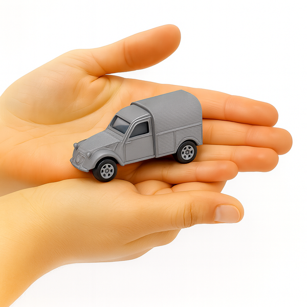 Auto Citroen 2 Cv Fourgonnette - Welly Escala 1:60