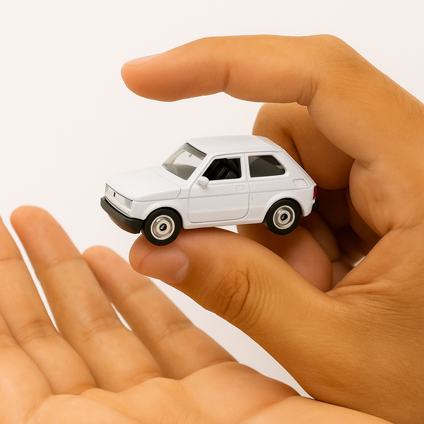 Auto Fiat 126 - Welly Escala 1:60