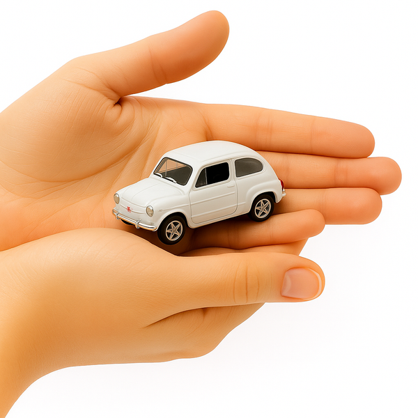 Auto Fiat 600 - Welly Escala 1:60
