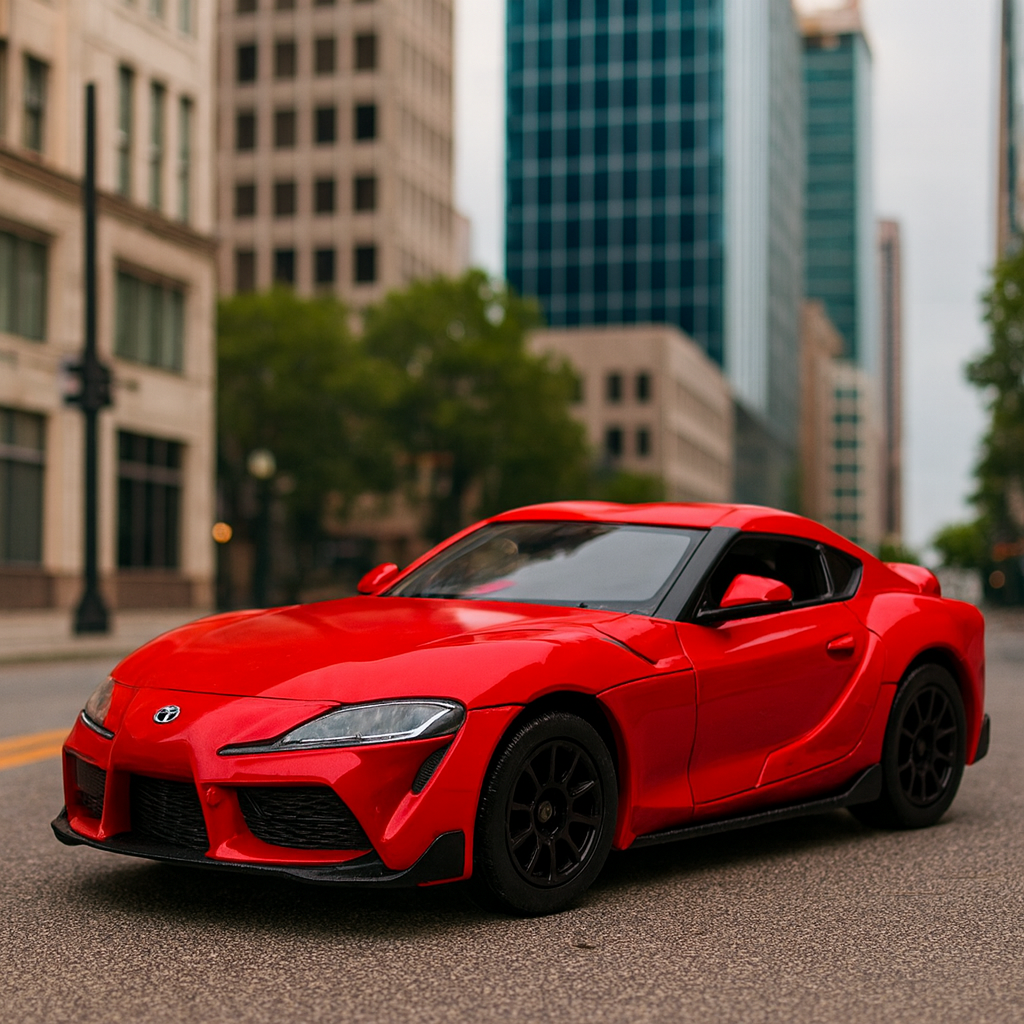 Auto Toyota Supra - Welly Escala 1:60