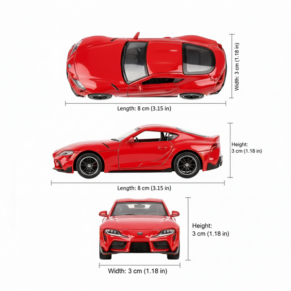 Auto Toyota Supra - Welly Escala 1:60