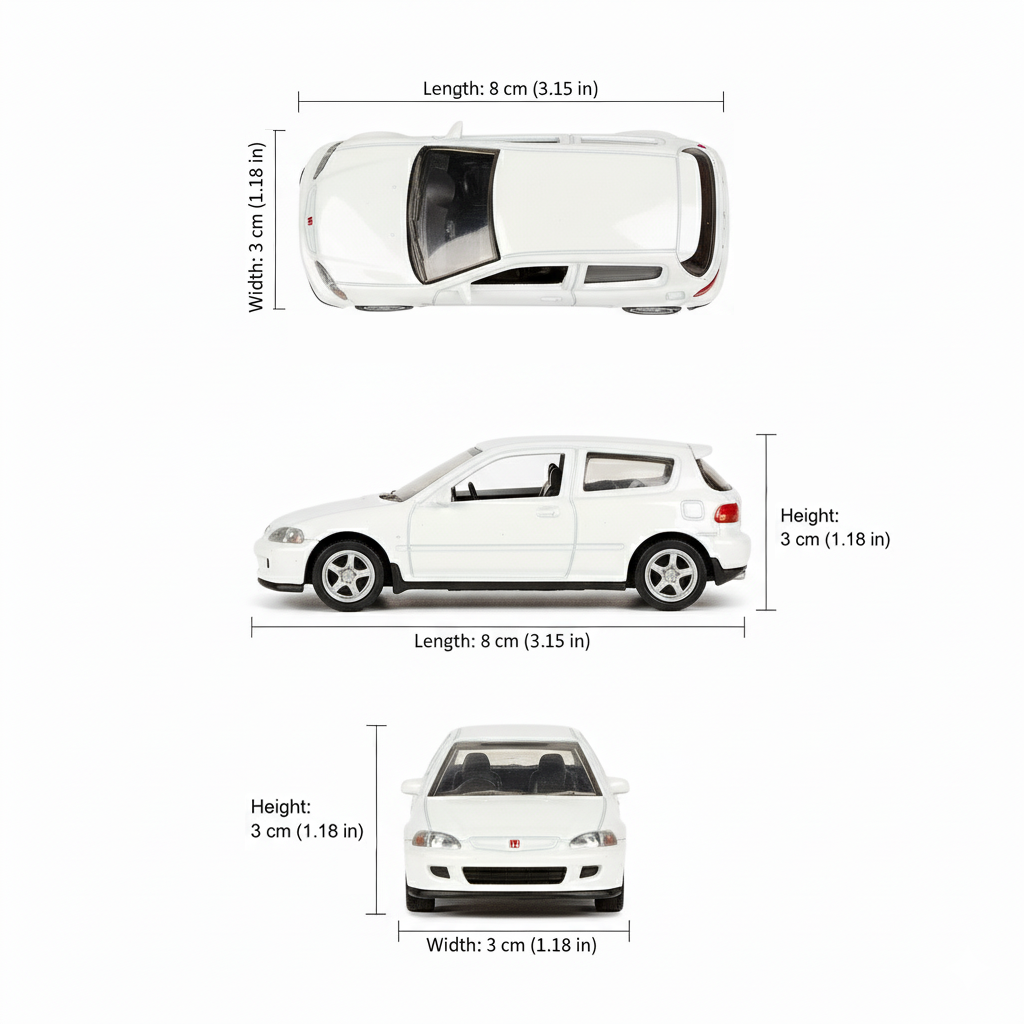 Auto Honda Civic - Welly Escala 1:60