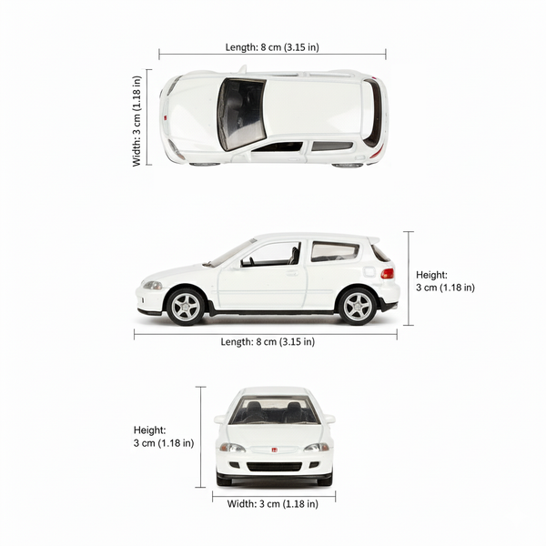 Auto Honda Civic - Welly Escala 1:60