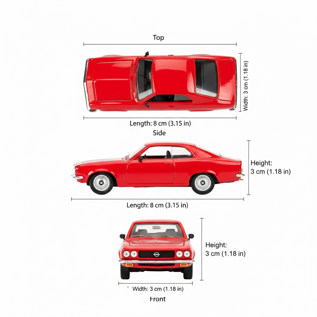 Auto Opel Manta - Welly Escala 1:60