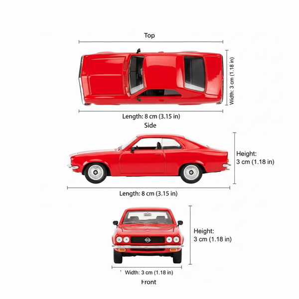 Auto Opel Manta - Welly Escala 1:60