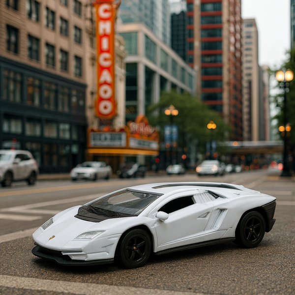 Auto Lamborghini Countach Lpi-800-4 - Welly Escala 1:60