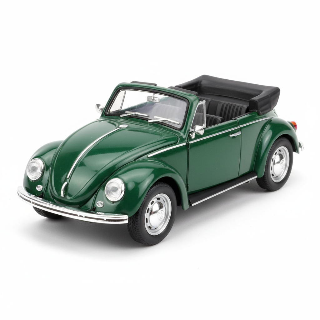 Auto Volkwagen Beetle (Convertible) - Welly Escala 1:60