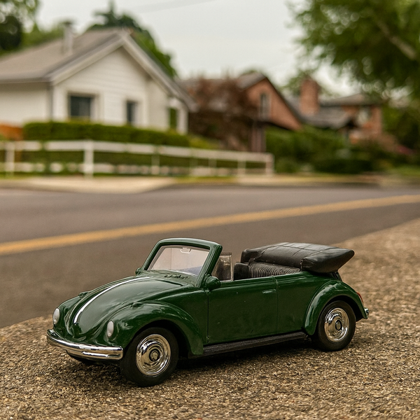 Auto Volkwagen Beetle (Convertible) - Welly Escala 1:60