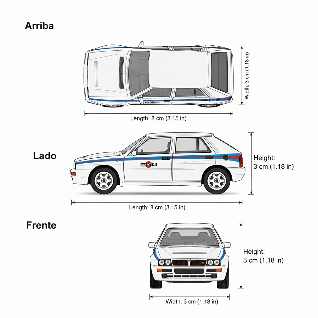 Auto Lancia Delta Integrate Evoluzione 1992 - Welly Escala 1