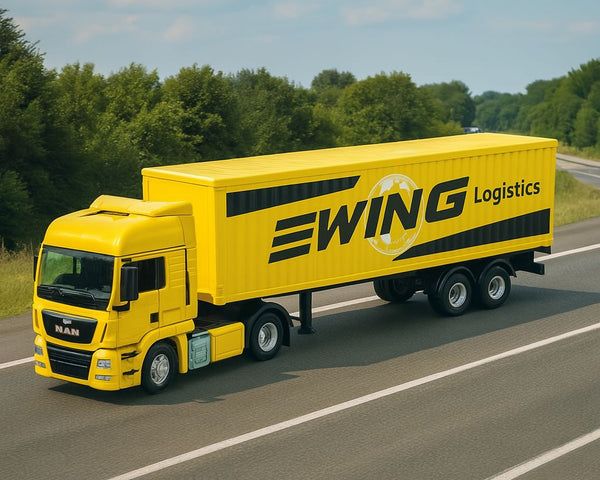 Camión Man Tgx Xxl Logging Trailer - Welly Escala 1:64