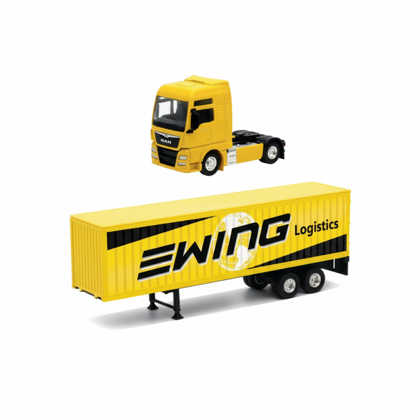 Camión Man Tgx Xxl Logging Trailer - Welly Escala 1:64