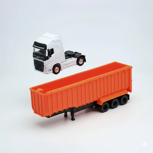 Camión Volvo Heavy Tipper - Welly Escala 1:64