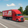 Camión Freightleiner Tractor Trailer - Welly Escala 1:64