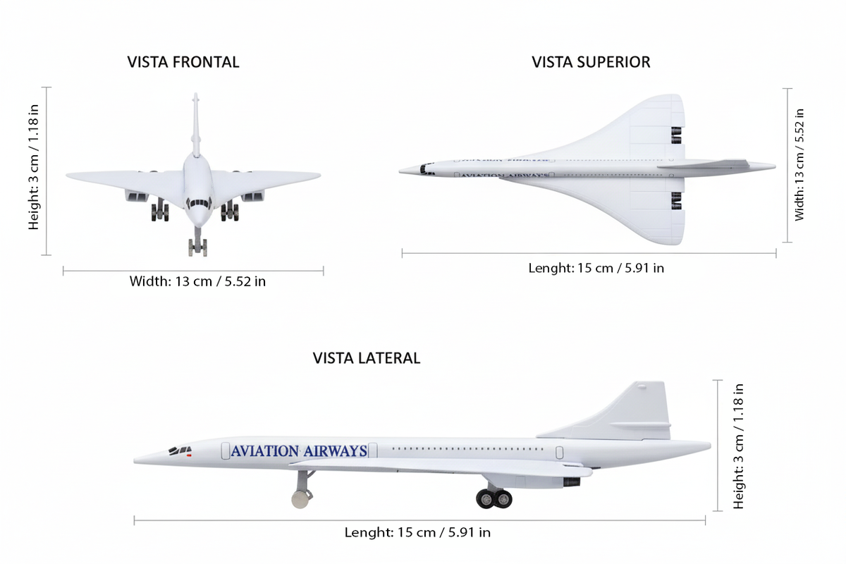 Avión Concorde  - Welly