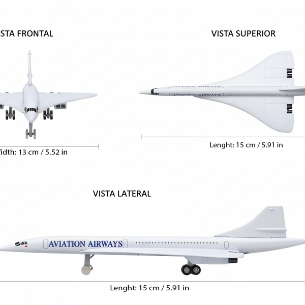 Avión Concorde  - Welly