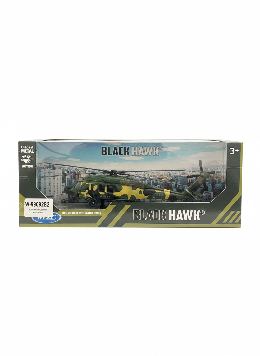 Helicoptero Blackwom Verde - Welly