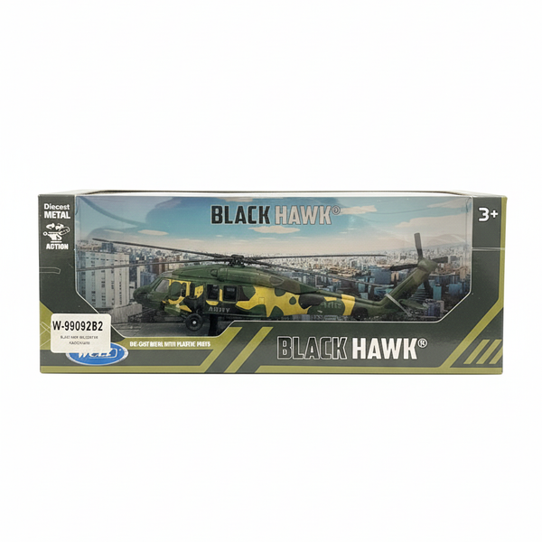 Helicoptero Blackwom Verde - Welly