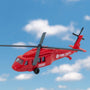 Helicoptero Blackwom Rojo  - Welly