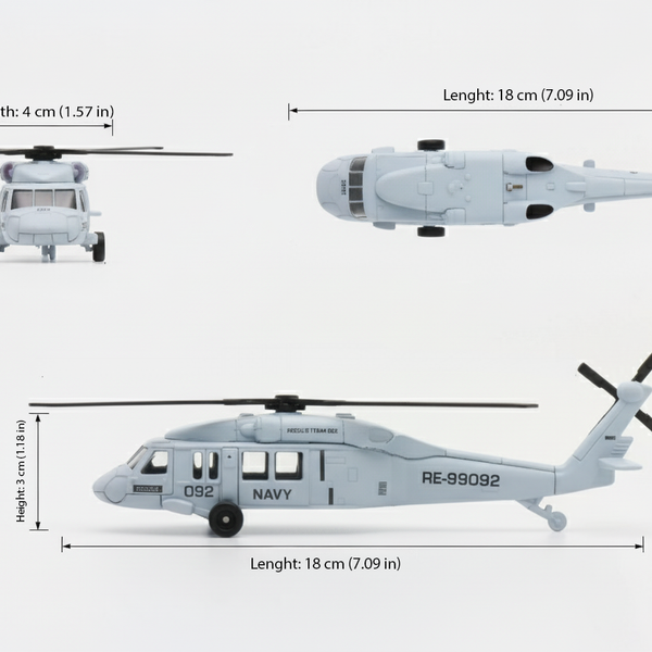 Helicoptero Blackwom - Welly