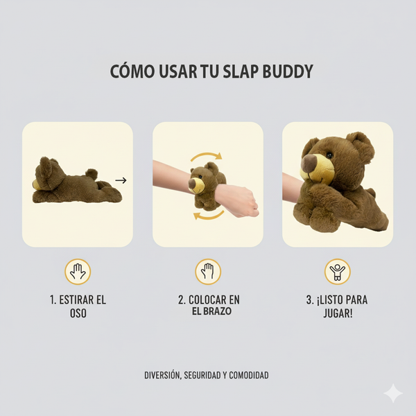 Peluche Slap-Buddy 20 Cm Osito - Toyng