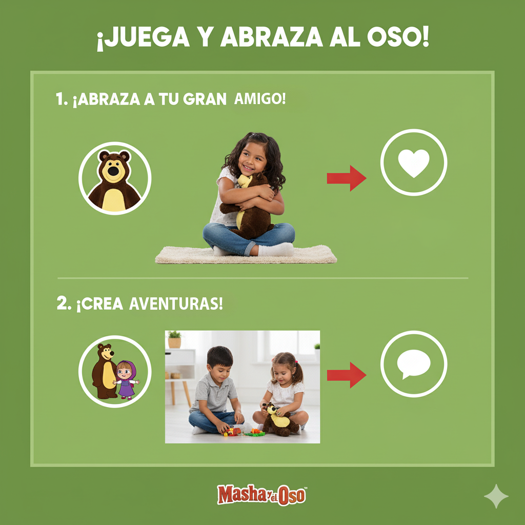 Peluche Oso - Masha Y El Oso