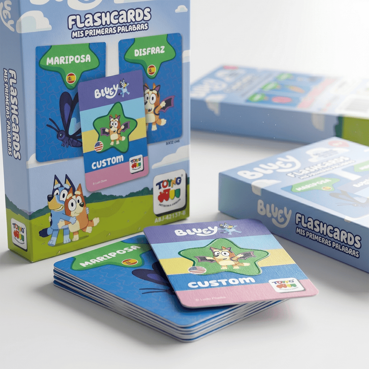Pack 12 Flash Cards Primeras Palabras Bluey - Toyng Chile