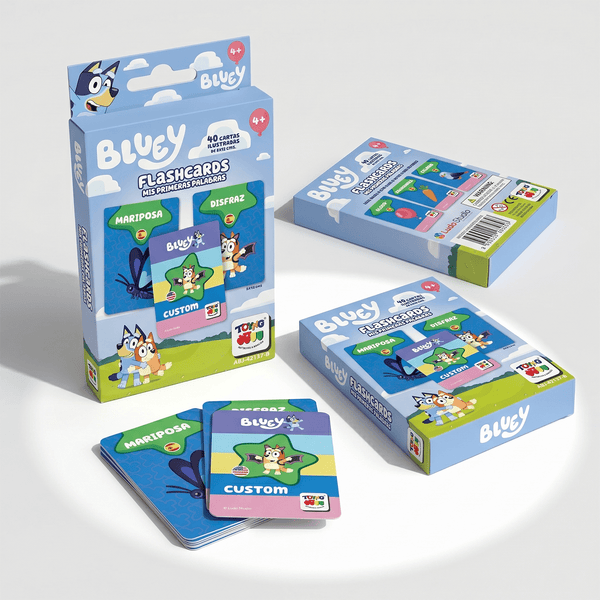 Pack 12 Flash Cards Primeras Palabras Bluey - Toyng Chile