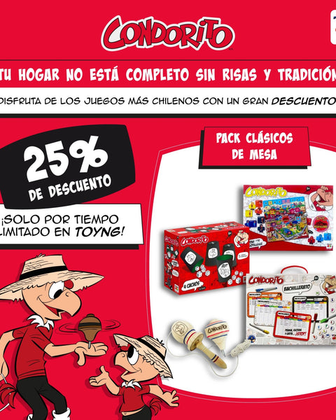 Pack Clásicos de Mesa Condorito - Toyng Chile