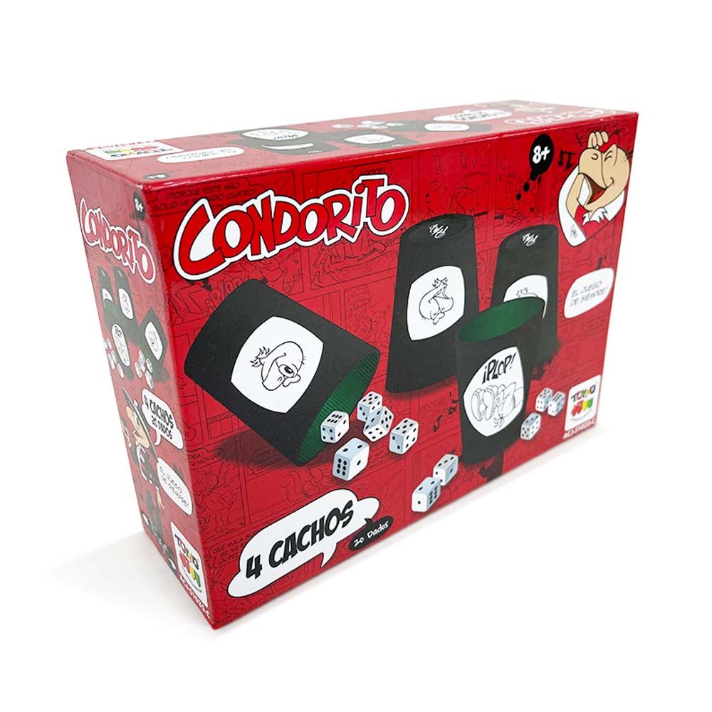 Pack Condorito: Bachillerato + Bingo + 4 Cachos - Toyng Chile