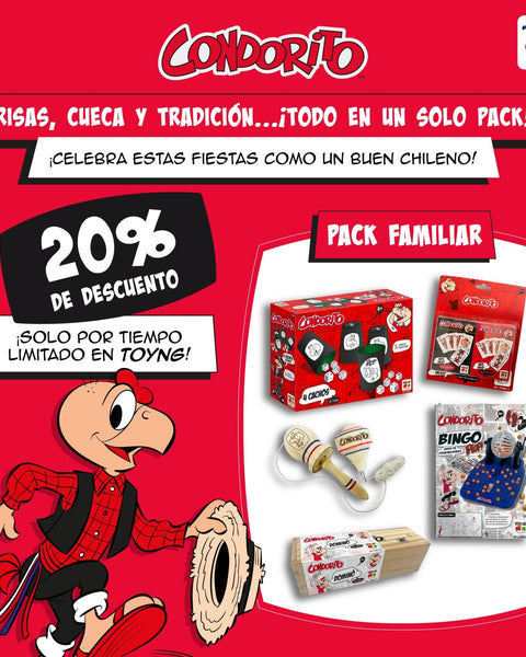 Pack Familiar Condorito – ¡Diversión para Todos! - Toyng Chile