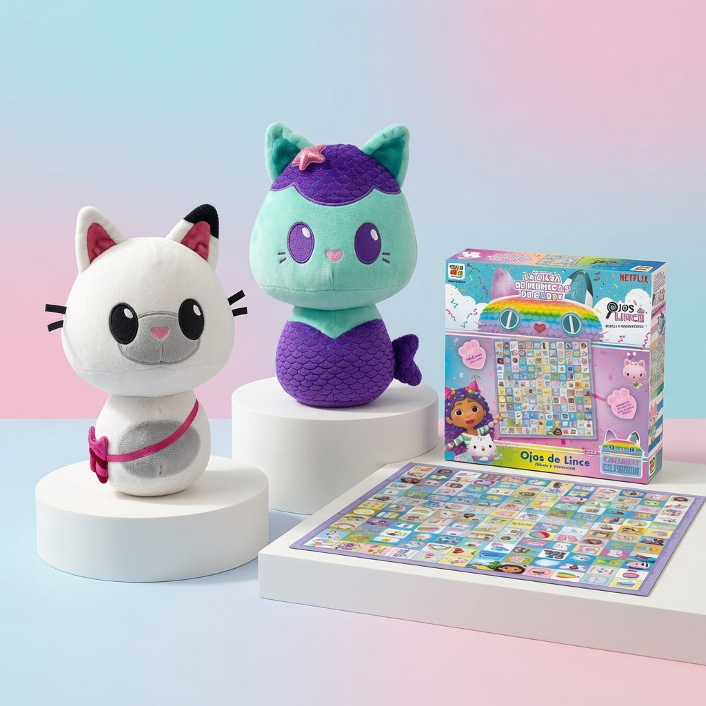 Pack Gabby 2 Peluches + Ojos de Lince