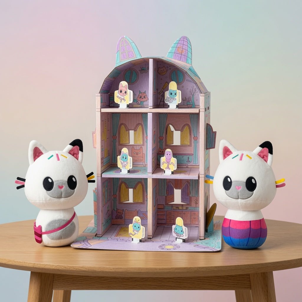 Pack Gabby Casa Chica + Pandy Panda + Cakey