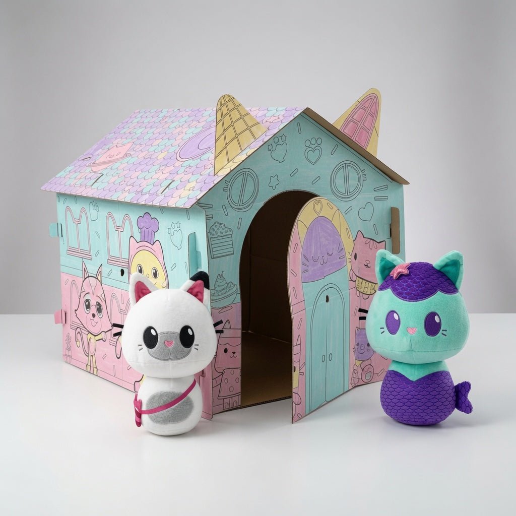 Pack Gabby Casa Grande + Pandy Panda + Mercat